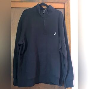 Nautica Quarter Zip Mens Sweatshirt